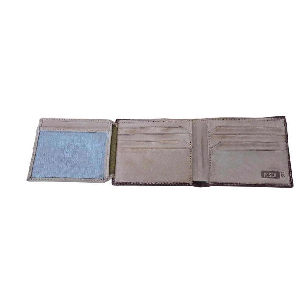 Fossil Brown Leather Wallet